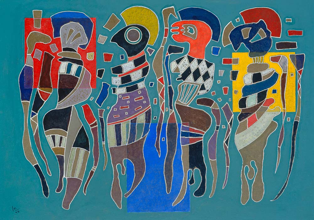 Four figures a Wassily Kandinsky