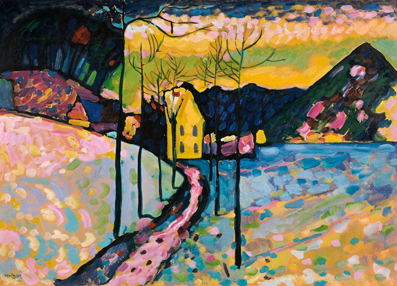 Winter landscape I. a Wassily Kandinsky