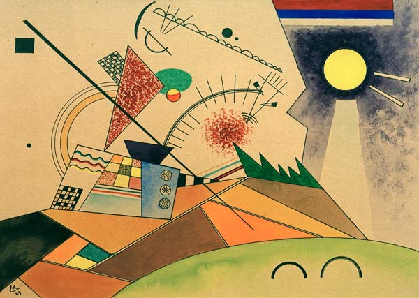 Sketch for Moving Silence a Wassily Kandinsky