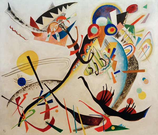 Blue Segment a Wassily Kandinsky