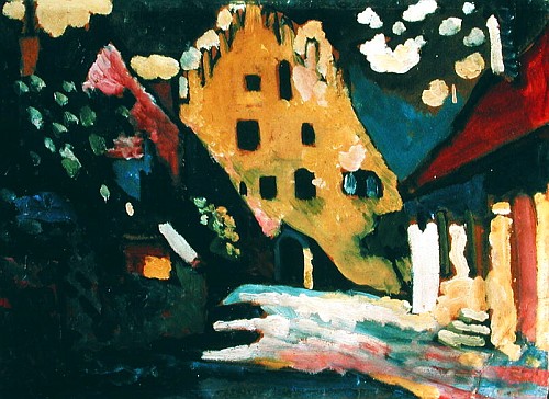 Castle Yard a Wassily Kandinsky