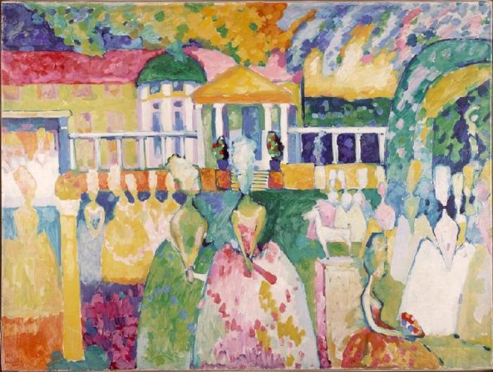 Ladies in Crinolines a Wassily Kandinsky