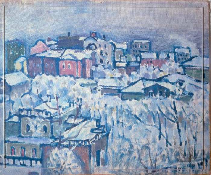 Smolenski Boulevard/ 1919 a Wassily Kandinsky