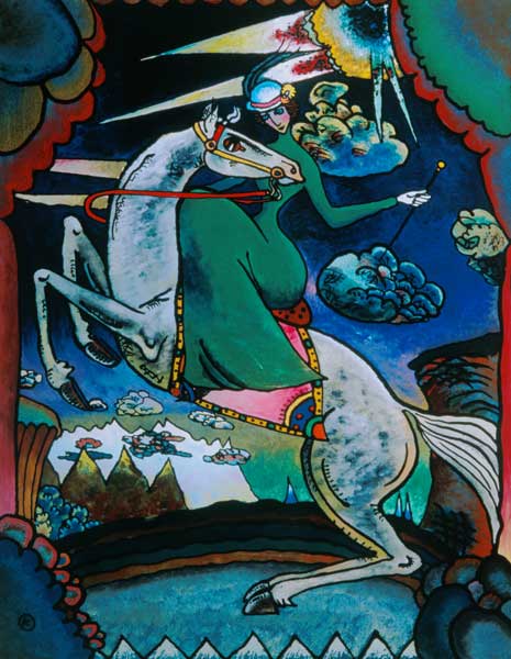 The Amazone in the mountains a Wassily Kandinsky