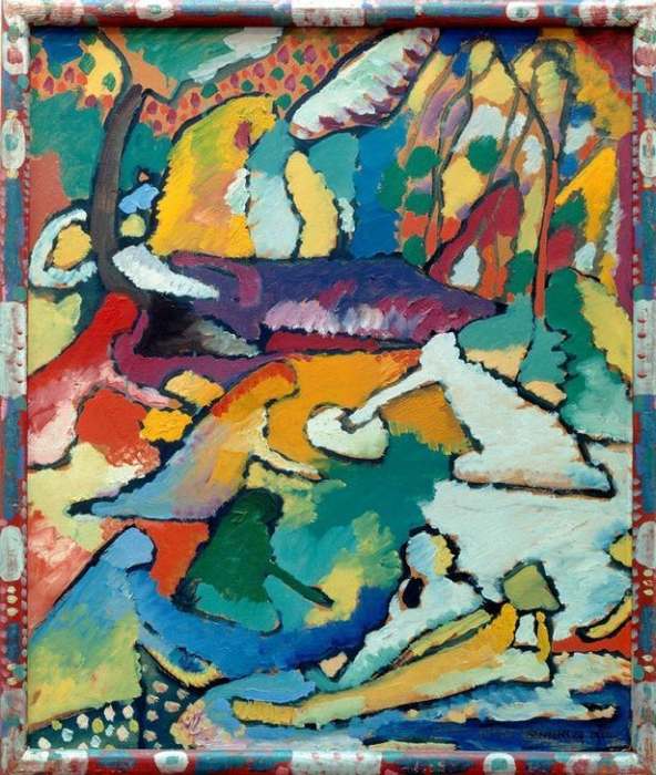 Fragment for Composition II a Wassily Kandinsky