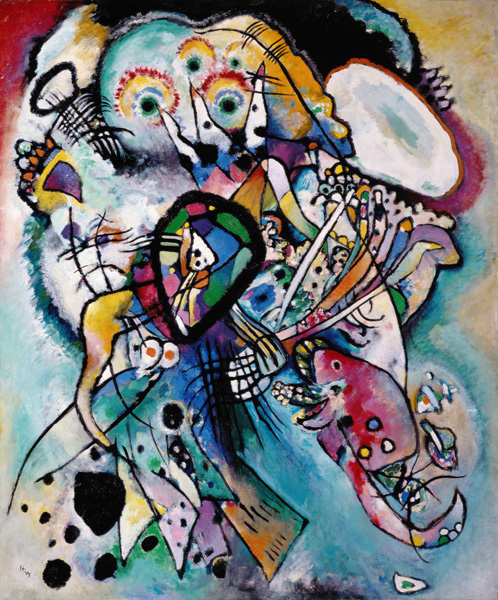 Two Ovals (Composition 21) a Wassily Kandinsky