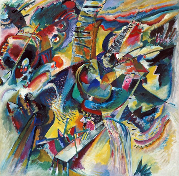 Improvisation Klamm a Wassily Kandinsky