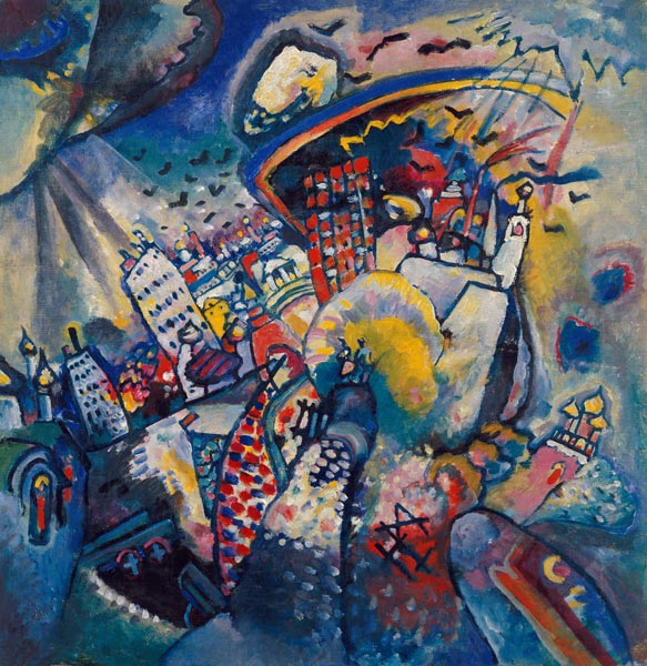 The red place in Moscow (Moscow I.) a Wassily Kandinsky