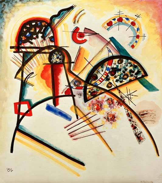Composition (red, yellow..) a Wassily Kandinsky
