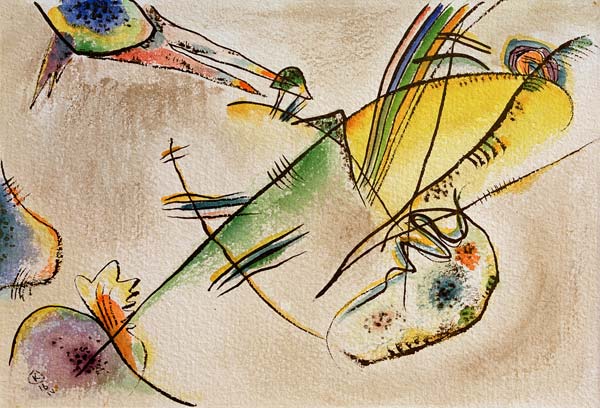 Komposition B a Wassily Kandinsky