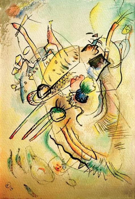Composition D a Wassily Kandinsky