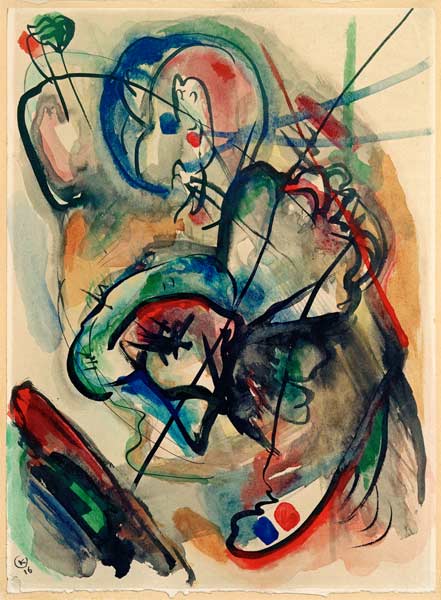 Concentrated a Wassily Kandinsky