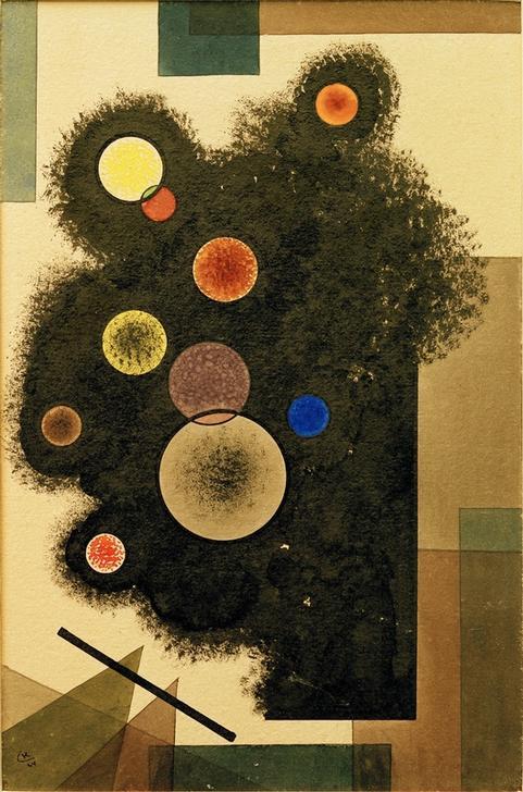 Circles in Black a Wassily Kandinsky