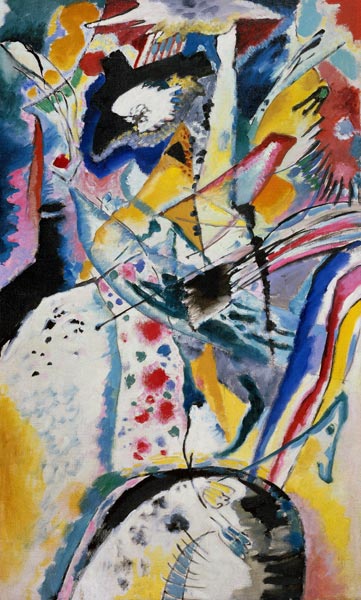 Large Study for Panel… a Wassily Kandinsky