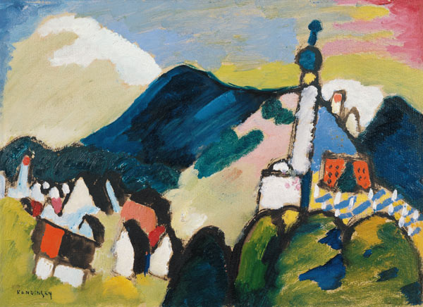Study of Murnau with Church a Wassily Kandinsky