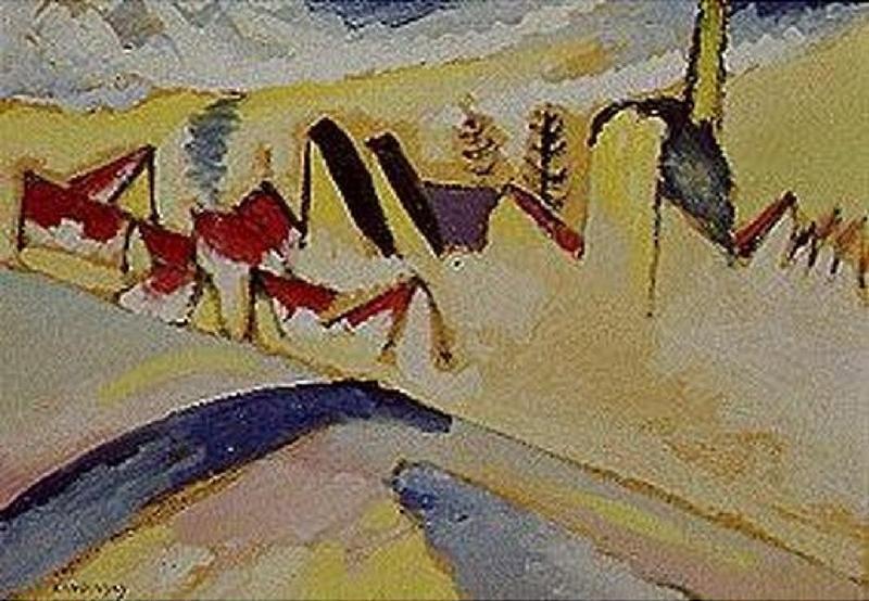 Study to winter II. a Wassily Kandinsky