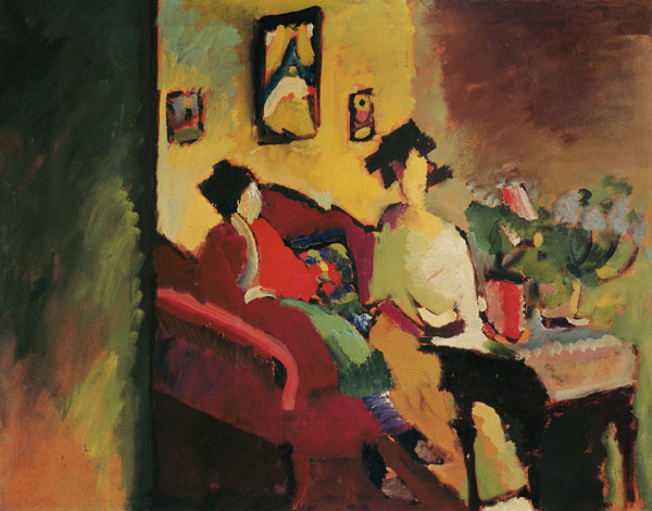Interior Gabriele Münter and Marianne v.Werefkin a Wassily Kandinsky