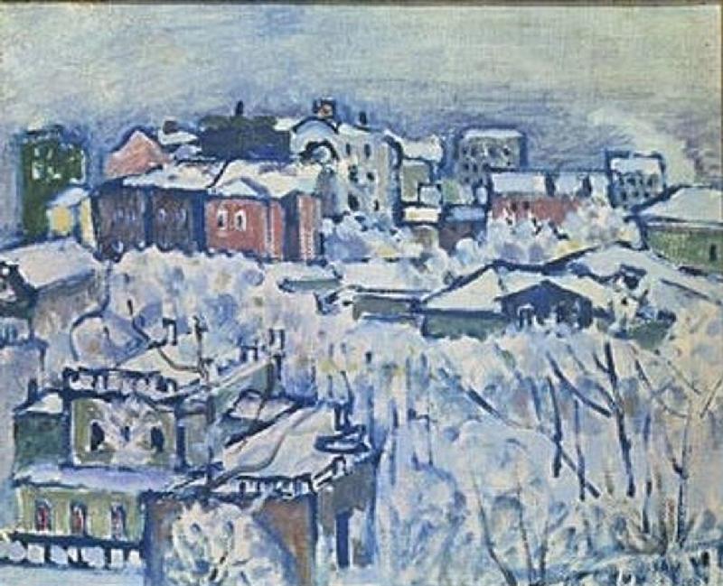 Wintertag a Wassily Kandinsky