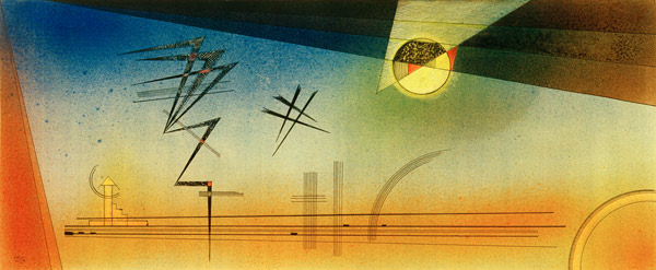 Upwards zigzag, 1928 a Wassily Kandinsky