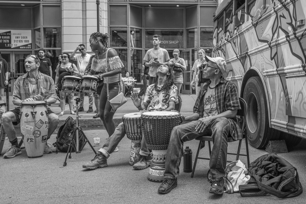 City Drum Line a Wendy Fischer Hartman