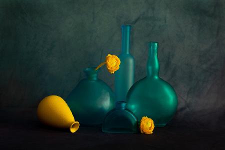 Ranunculus &amp; vases