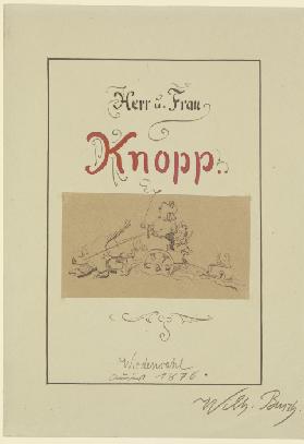 Titelblatt zu "Herr und Frau Knopp"