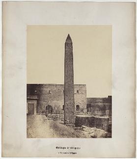 Obelisk of Cleopatra in Alexandria of Egypt, No. 3