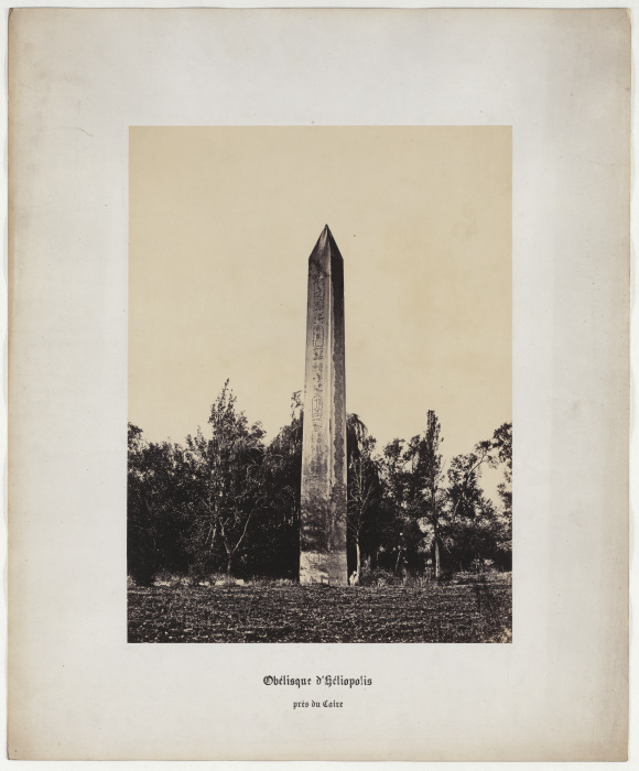 Heliopolis Obelisk near Cairo a Wilhelm Hammerschmidt