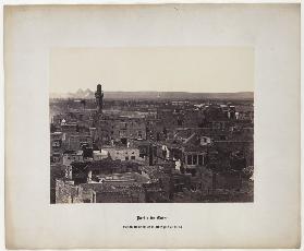 Part of Cairo, view of the Minaret of the Touloun Mosque, No. 9