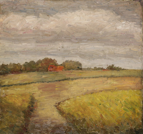 Herbstliche Felder a Wilhelm Morgner