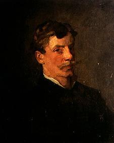 Self-portrait. a Wilhelm Trübner