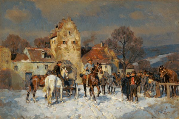 Horse market into francs a Wilhelm Velten