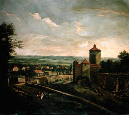View of Nuremberg, Summer a Wilhelm von Bemmel