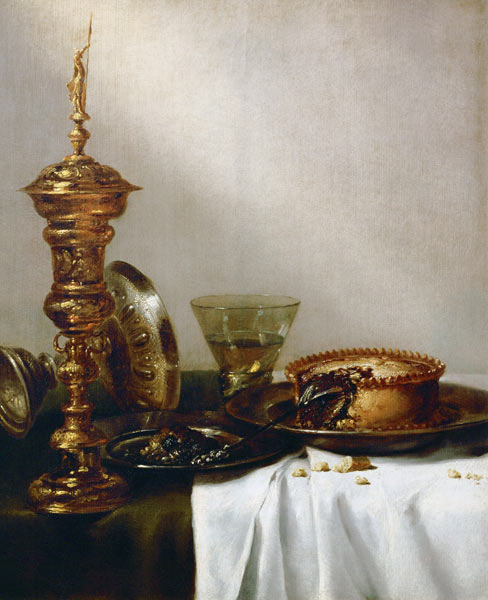 Breakfast still-life with chalice, 1634. a Willem Claesz Heda