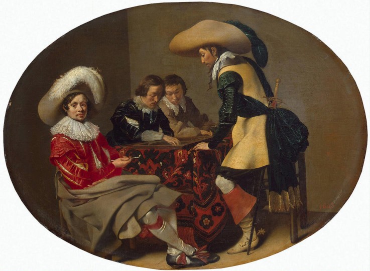 Backgammon Players a Willem Cornelisz Duyster