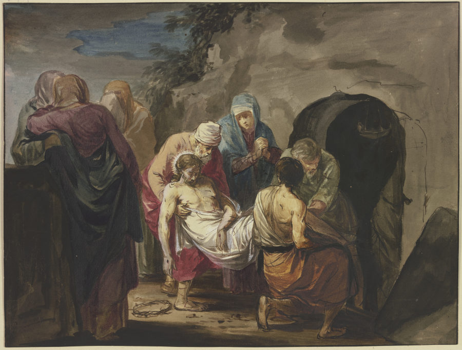 Entombment of Christ a Willem Joseph Laquy