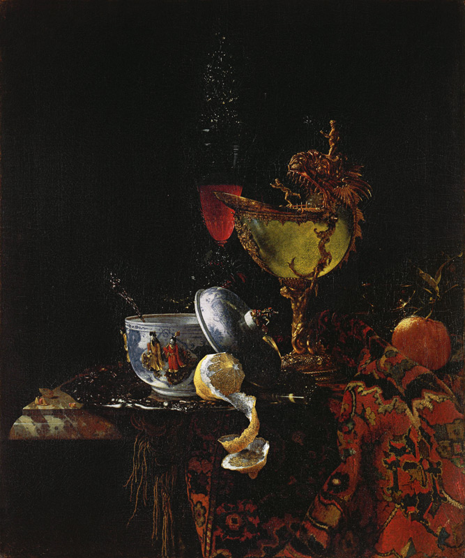 Still life with Nautilus Cup a Willem Kalf