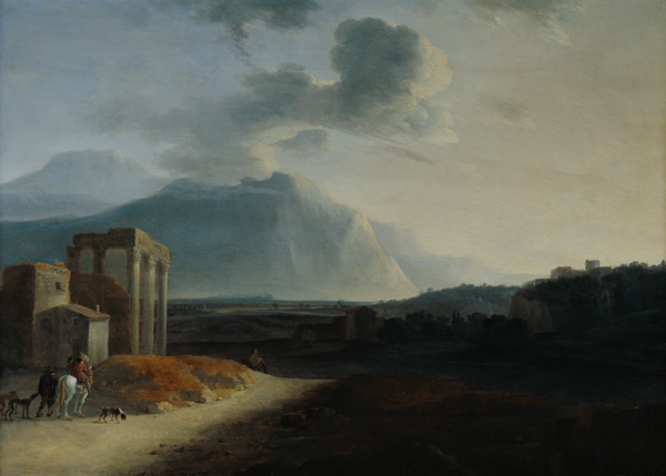 Landscape with Mount Stromboli a Willem Schellinks
