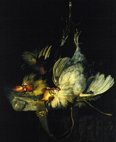 Two dead roosters a Willem van Aelst