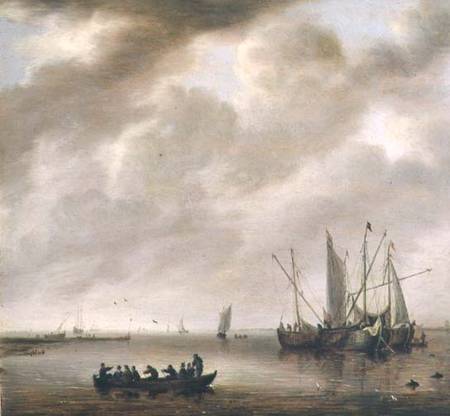 The Calm Sea a Willem van Diest