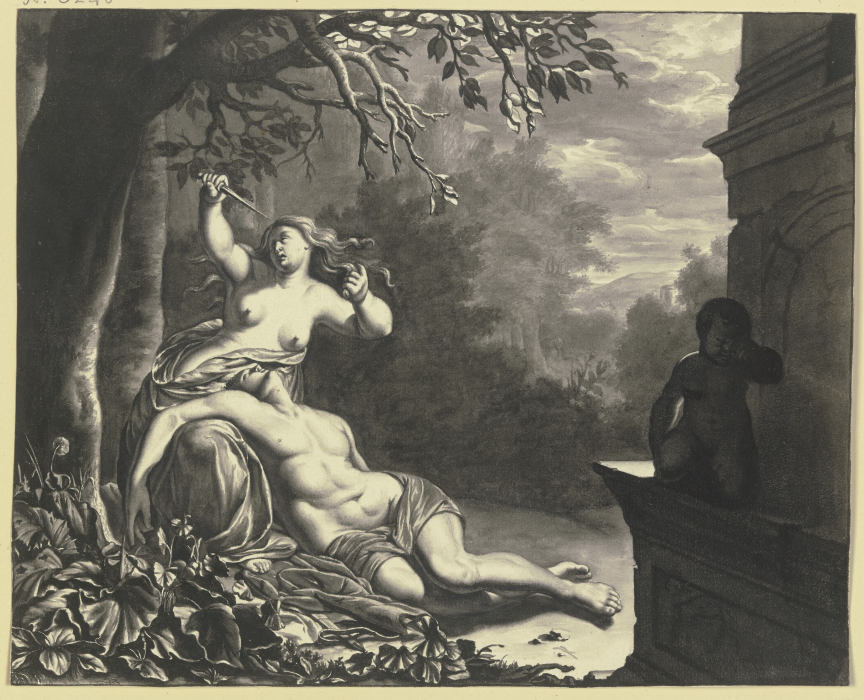 Pyramus and Thisbe a Willem van Mieris