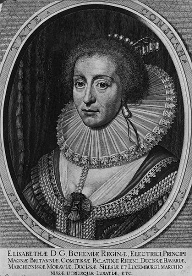 Elizabeth, Queen of Bohemia a Willem (Wilhelm) Hondius