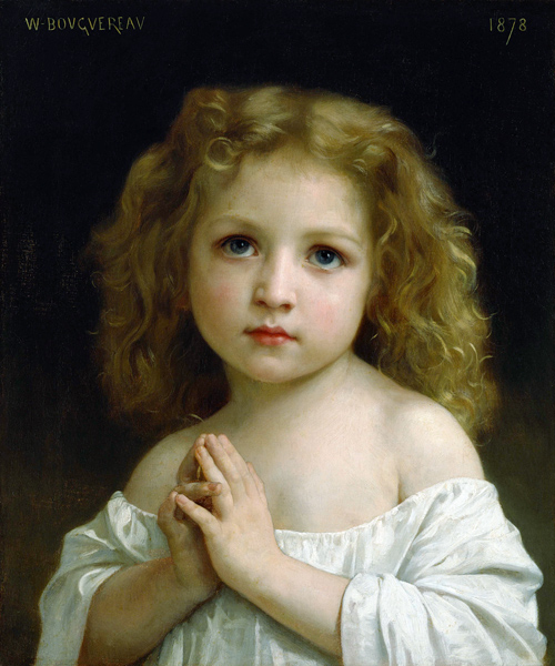 Little Girl a William Adolphe Bouguereau