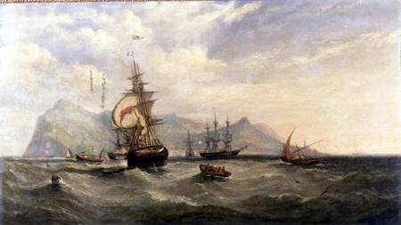 Outward Bound - Entering Funchal Roads, Madeira a William Adolphus Knell