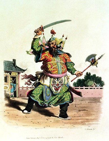 A Chinese Comedian, illustration from ''The Costume of China'' a William Alexander