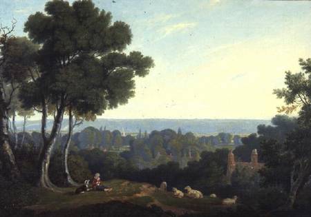 Scene in the Vale of Marlow a William Alfred Delamotte