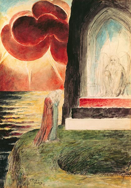 9th song from the string to Dantes of divine comedy a William Blake