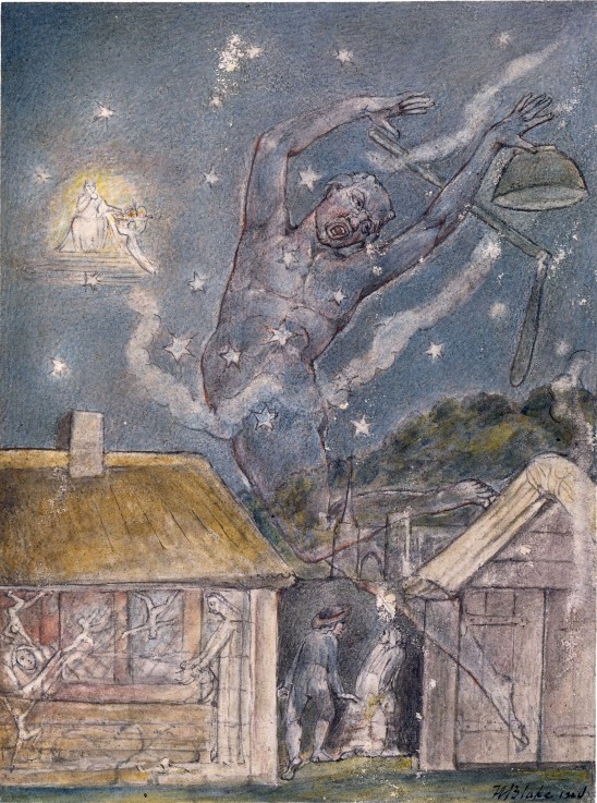 The Goblin (from John Milton's L'Allegro and Il Penseroso) a William Blake