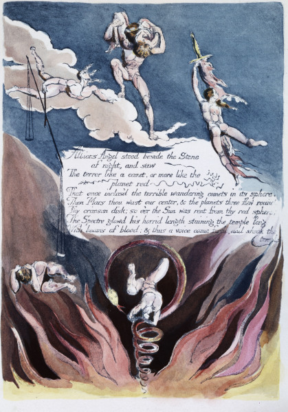 Illustration American Prophecy a William Blake
