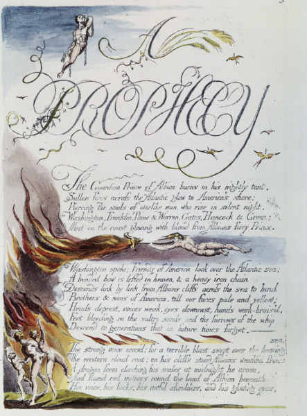 Illustration American Prophecy a William Blake